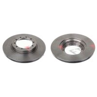 2 brake discs front axle ventilated Ø 278 mm 25 mm...