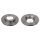 2 brake discs front axle ventilated Ø 278 mm 25 mm FTE for e.g. FORD FIESTA