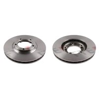 2 brake discs front axle ventilated Ø 254 mm 24 mm...