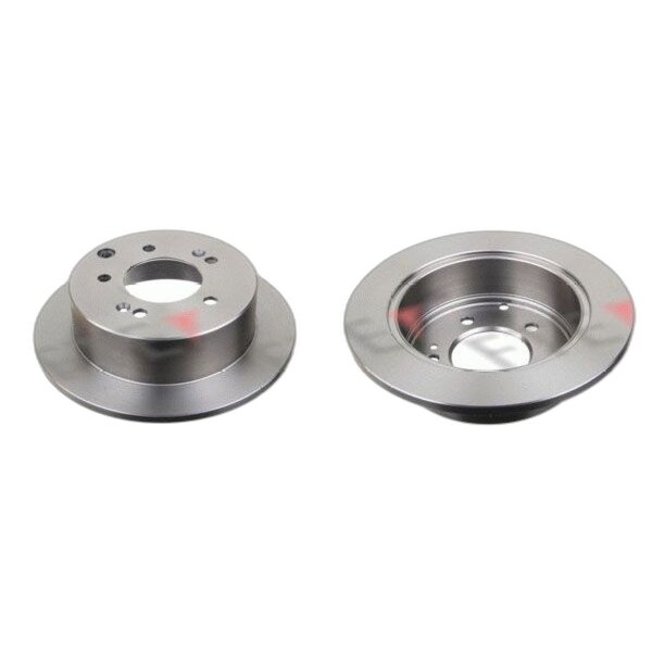 2 Bremsscheiben Hinterachse voll Ø 262 mm 10 mm FTE für u.a. KIA SOUL