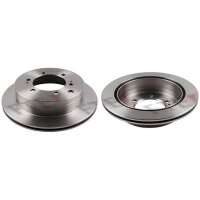 2 brake discs rear axle ventilated Ø 312 mm 18 mm...