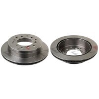 2 brake discs rear axle ventilated Ø 312 mm 18 mm...