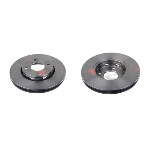 2 brake discs front axle ventilated Ø 281 mm 26 mm FTE for e.g. MITSUBISHI COLT