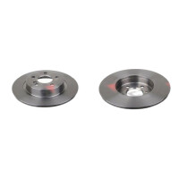 2 brake discs rear axle full Ø 295 mm 10 mm FTE...