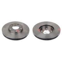 2 Bremsscheiben Vorderachse belüftet Ø 282 mm...