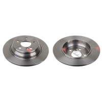2 brake discs rear axle full Ø 300 mm 11 mm FTE...