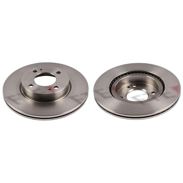 2 brake discs front axle ventilated Ø 251 mm 17 mm FTE for e.g. MITSUBISHI