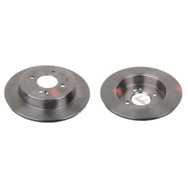 2 brake discs rear axle full Ø 262 mm 10 mm FTE for KIA STONIC and others