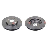 2 Bremsscheiben Vorderachse belüftet Ø 258 mm...