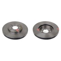 2 Bremsscheiben Vorderachse belüftet Ø 280 mm...