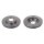 2 brake discs front axle ventilated Ø 280 mm 23 mm FTE for e.g. HYUNDAI i30