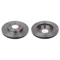 2 brake discs front axle ventilated Ø 280 mm 23 mm...
