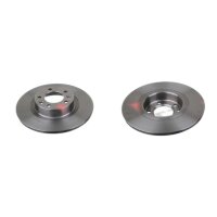 2 brake discs rear axle full Ø 290 mm 12 mm FTE...