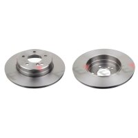 2 brake discs rear axle full Ø 290 mm 12 mm FTE...
