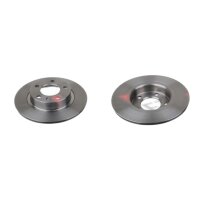 2 brake discs rear axle full Ø 264 mm 10 mm FTE...