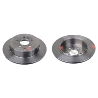 2 brake discs rear axle full Ø 302 mm 12 mm FTE...
