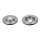 2 brake discs front axle ventilated Ø 252 mm 20 mm FTE for e.g. SUZUKI SWIFT