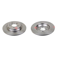 2 brake discs rear axle full Ø 302 mm 11 mm FTE...