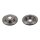 2 brake discs rear axle ventilated Ø 300 mm 20 mm FTE for BMW X1 and others