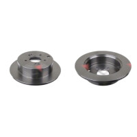 2 brake discs rear axle full Ø 302 mm 11 mm FTE...