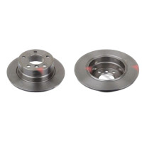 2 brake discs rear axle full Ø 280 mm 10 mm FTE...
