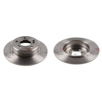 2 brake discs rear axle full Ø 278 mm 9 mm FTE for...