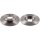 2 brake discs front axle full Ø 260 mm 12.7 mm FTE for e.g. BMW 3 Series
