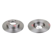 2 brake discs rear axle full Ø 232 mm 9 mm FTE for...