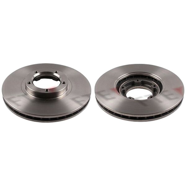 2 brake discs front axle ventilated Ø 254 mm 24.3 mm FTE for e.g. FORD TRANSIT