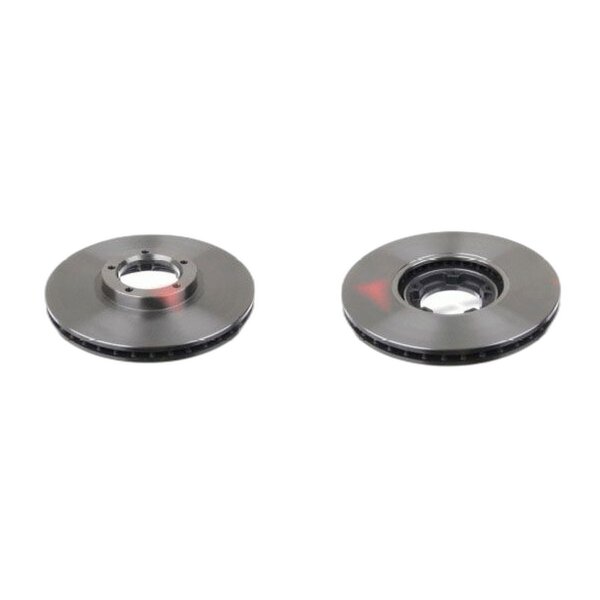 2 brake discs front axle ventilated Ø 270 mm 24.3 mm FTE for e.g. FORD TRANSIT