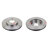 2 brake discs front axle ventilated Ø 257 mm 20 mm...