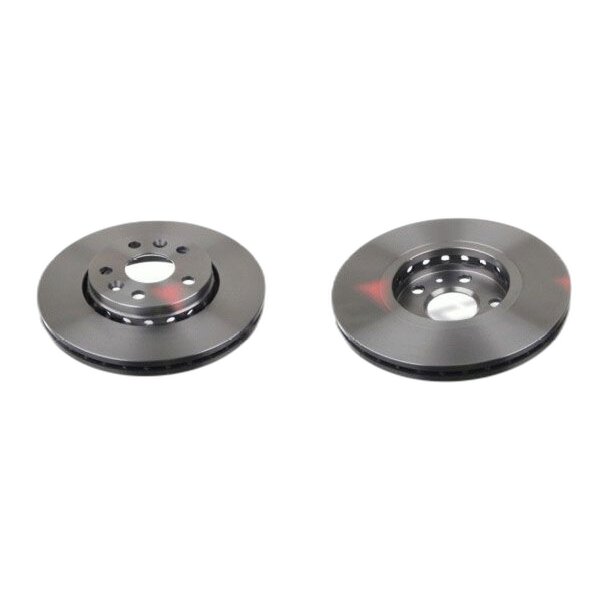2 brake discs front axle ventilated Ø 280 mm 24 mm FTE for e.g. RENAULT KANGOO