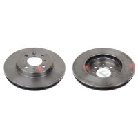 2 brake discs front axle ventilated Ø 262 mm 21 mm...
