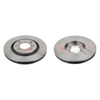 2 brake discs front axle ventilated Ø 266 mm 20.5...