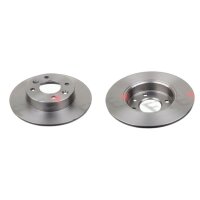 2 brake discs front axle full Ø 238 mm 8.2 mm FTE...