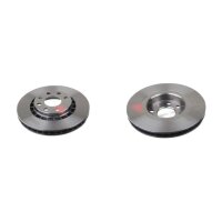 2 brake discs front axle ventilated Ø 256 mm 24 mm...
