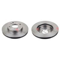 2 brake discs front axle ventilated Ø 235 mm 18 mm...
