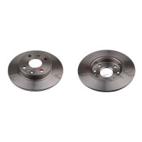 2 brake discs rear axle full Ø 231 mm 9 mm FTE for...