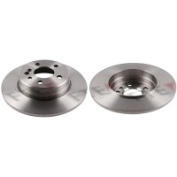 2 brake discs rear axle full Ø 290 mm 12 mm FTE...