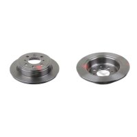 2 brake discs rear axle full Ø 238 mm 10 mm FTE...