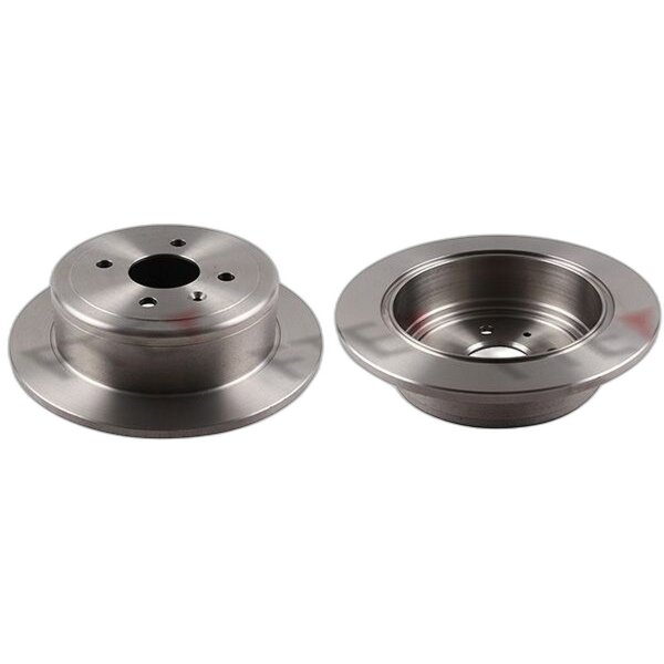 2 Bremsscheiben Hinterachse voll Ø 258 mm 10 mm FTE für u.a. DAEWOO NUBIRA