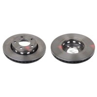 2 brake discs rear axle ventilated Ø 256 mm 22 mm...