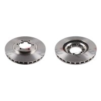 2 Bremsscheiben Vorderachse belüftet Ø 280 mm...
