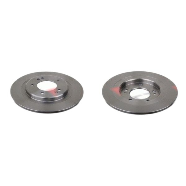 2 Bremsscheiben Hinterachse voll Ø 284 mm 10 mm FTE für u.a. KIA CEED