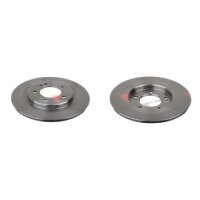 2 Bremsscheiben Hinterachse voll Ø 284 mm 10 mm...