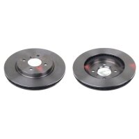2 brake discs front axle ventilated Ø 272 mm 22 mm...