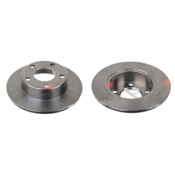 2 brake discs rear axle full Ø 245 mm 10 mm FTE for e.g. AUDI A6