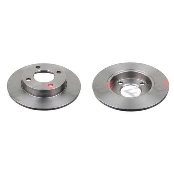 2 Bremsscheiben Hinterachse voll Ø 245 mm 10 mm FTE für u.a. AUDI COUPE