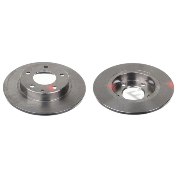 2 Bremsscheiben Hinterachse voll Ø 261 mm 10 mm FTE für u.a. MAZDA 626