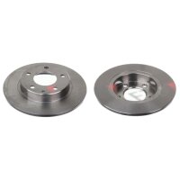 2 Bremsscheiben Hinterachse voll Ø 261 mm 10 mm...